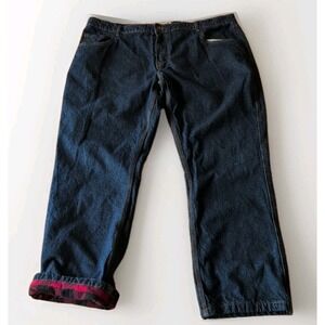 Field & Forest Outfitters Flannel Lined Jeans Mens 46x32 Tag  EUC